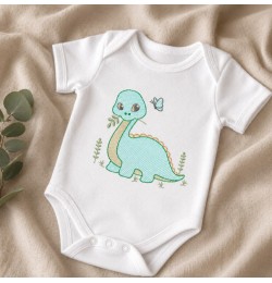 Baby Dinosaur Embroidery Design