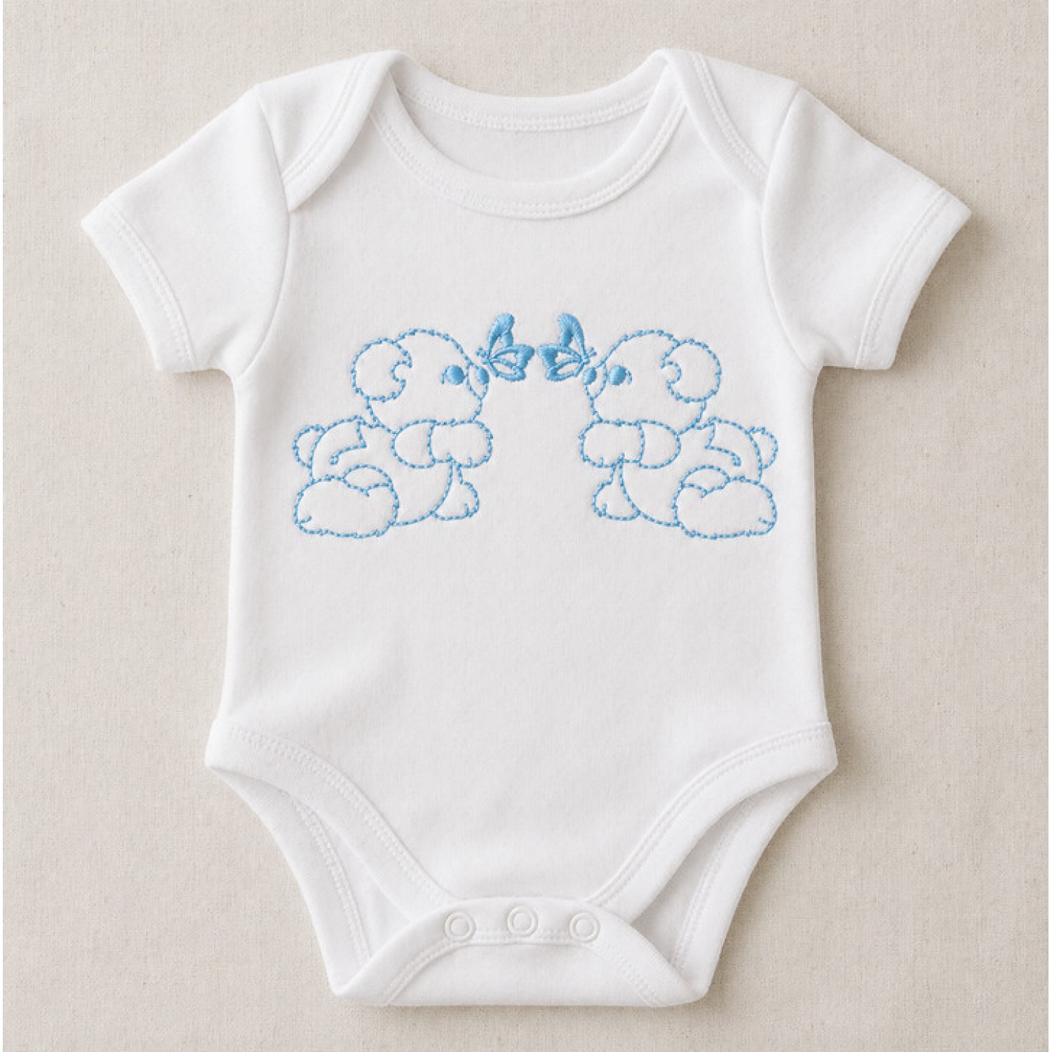 Baby Teddy Embroidery Design