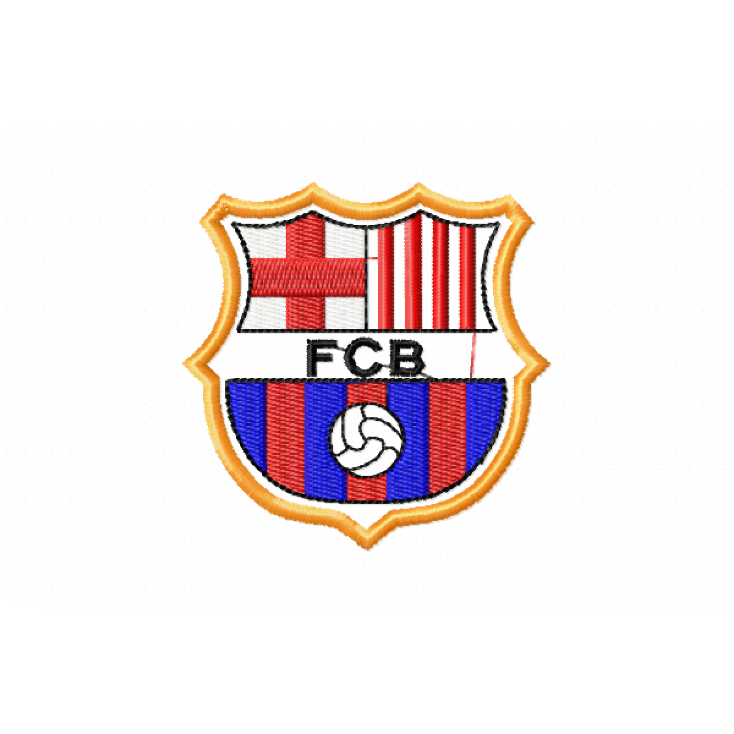 Football Club Embroidery Design