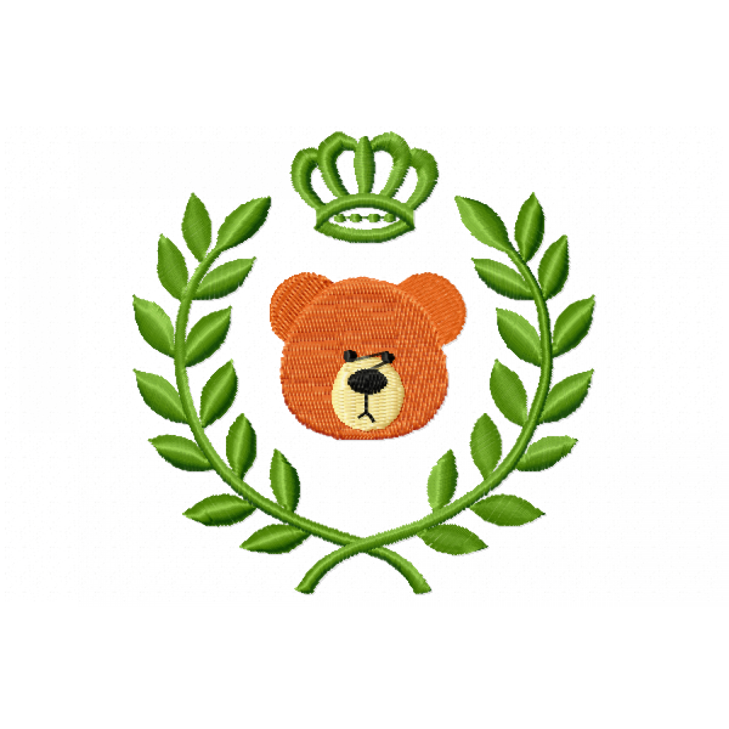 Bear Face Embroidery Design free 4x4 PES & JEF Machine Embroidery File