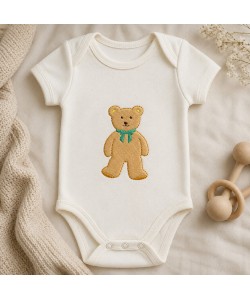 Baby Teddy Bear Embroidery Design