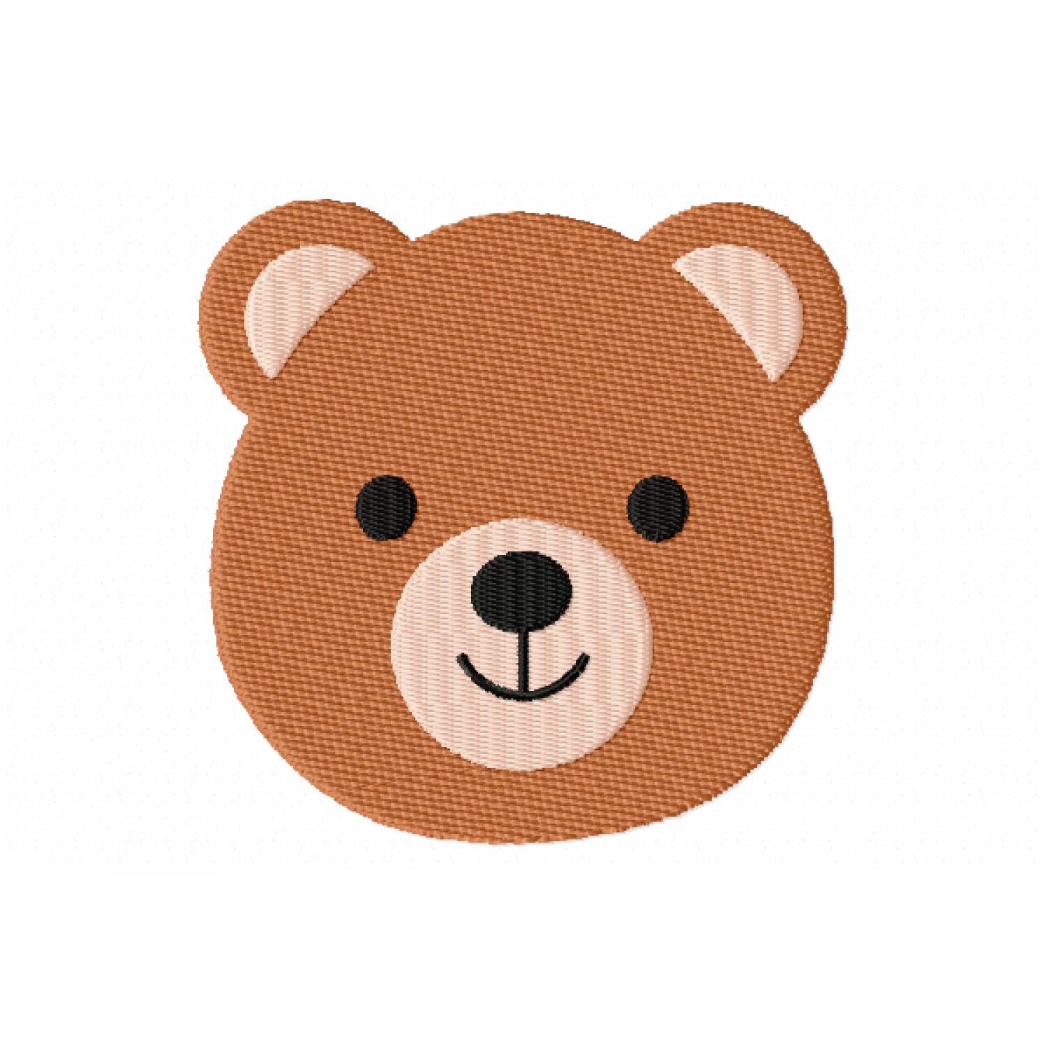 Bear Face free Embroidery Design