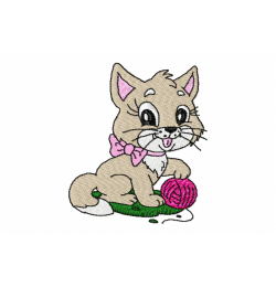 Beautiful cat Embroidery Design Beautiful cat Embroidery Design
