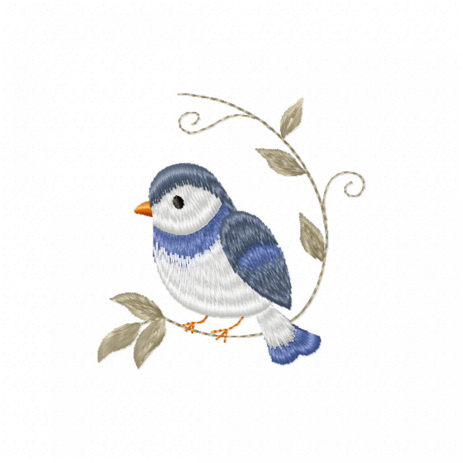 Bird Embroidery Design
