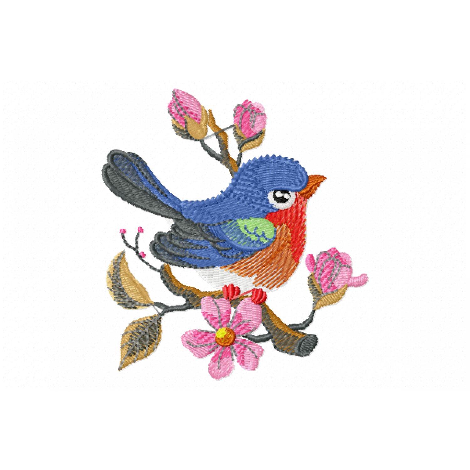 Bird Embroidery Design Bird Embroidery Design