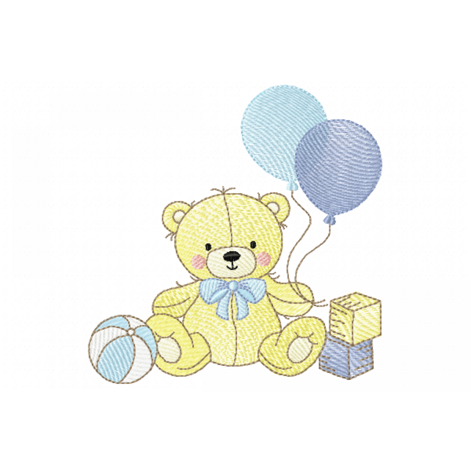 Birthday doll Embroidery Design 3 sizes