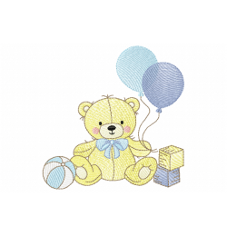 Birthday doll Embroidery Design 3 sizes
