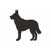 Blue Heeler Embroidery Design