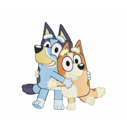 Cartoon Dog Friends Embroidery Design 5X7 Cartoon Dog Friends Embroidery Design 5X7