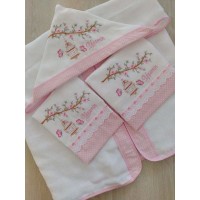 Branch with cage Embroidery Design