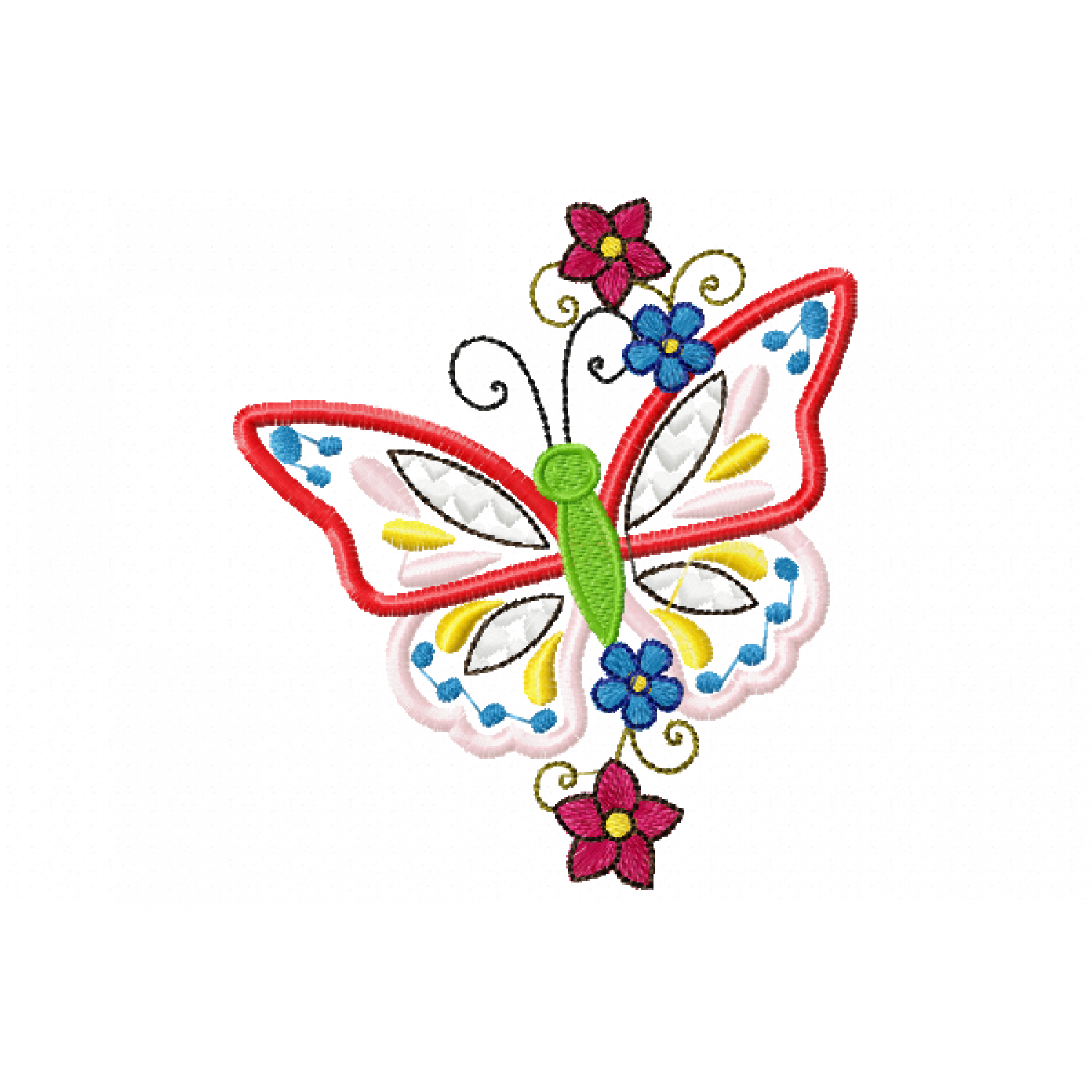 Butterfly Embroidery Design