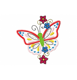 Butterfly Embroidery Design