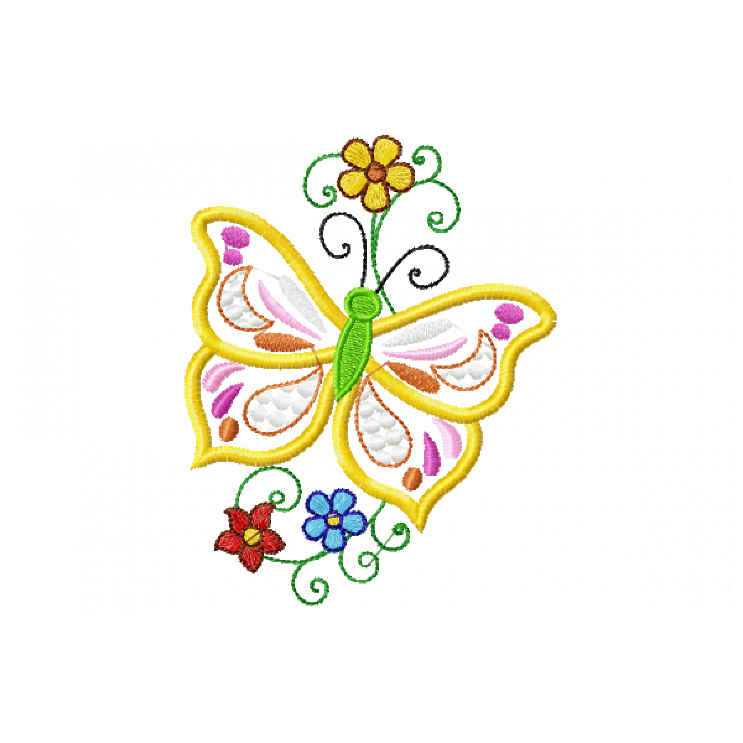 Butterfly Embroidery Design