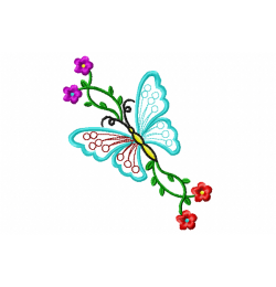 Cute Butterfly Embroidery Design Cute Butterfly Embroidery Design