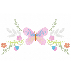 Butterfly Embroidery Design