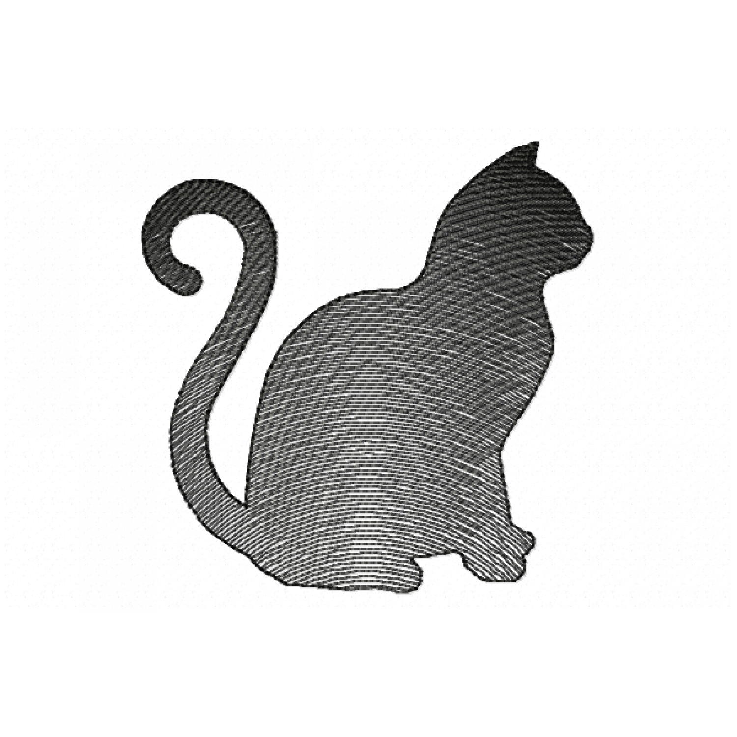 Cat Embroidery Design