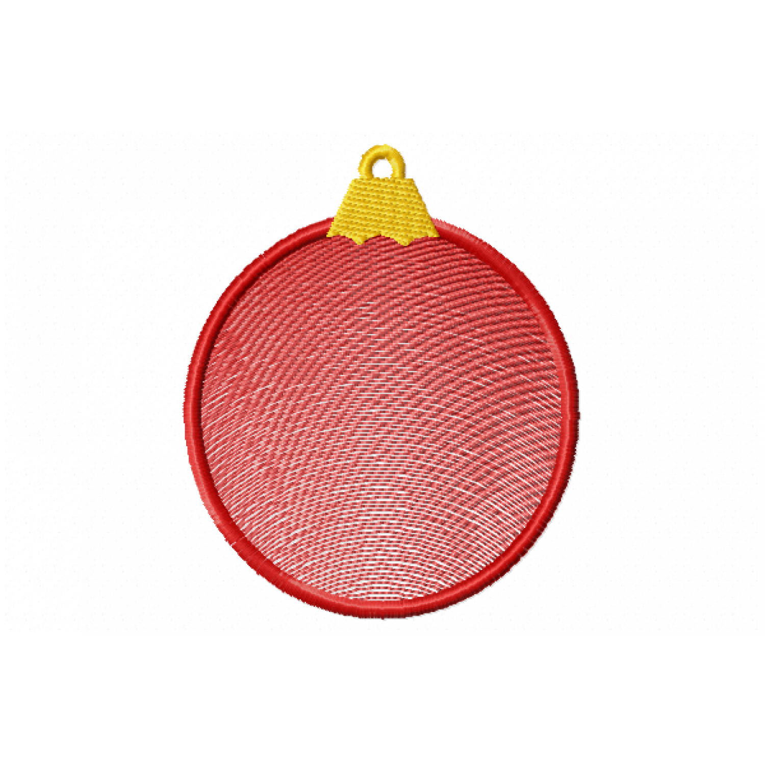 Christmas Ornament Embroidery Design