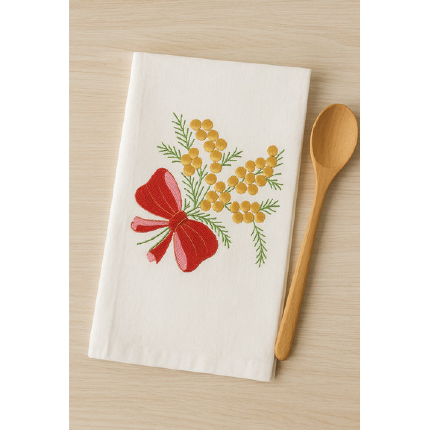 Holiday Bow Embroidery Design