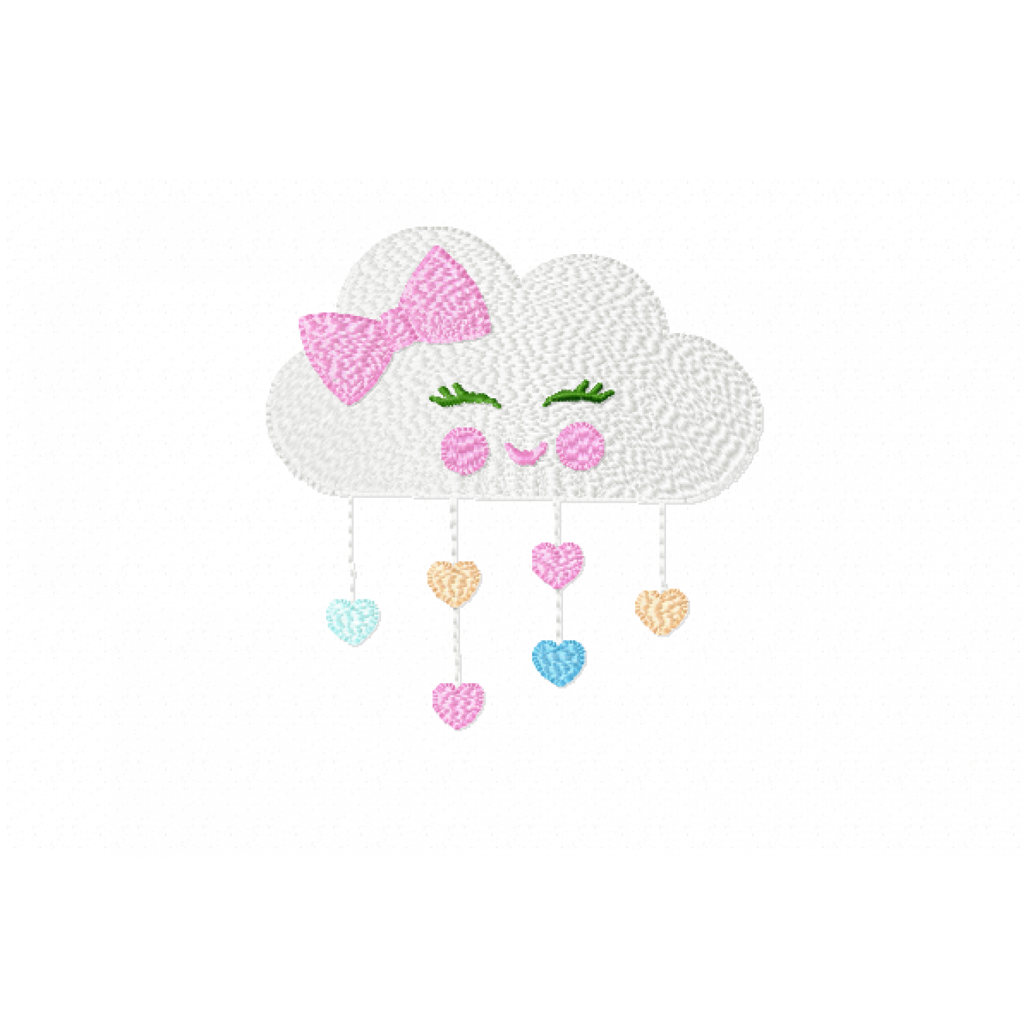 Cloud Embroidery Design