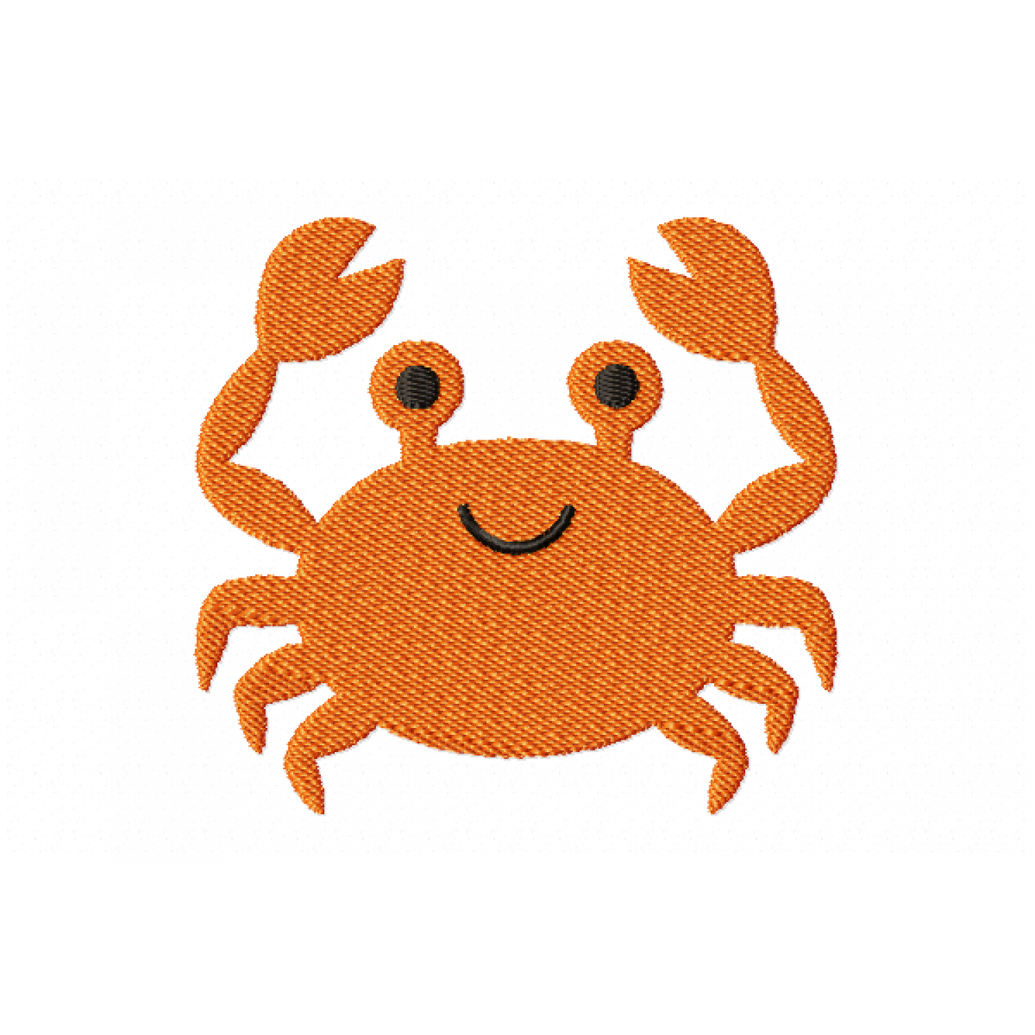 Sea Crab Embroidery Design