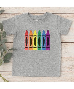 Crayons Embroidery Design 3 Sizes