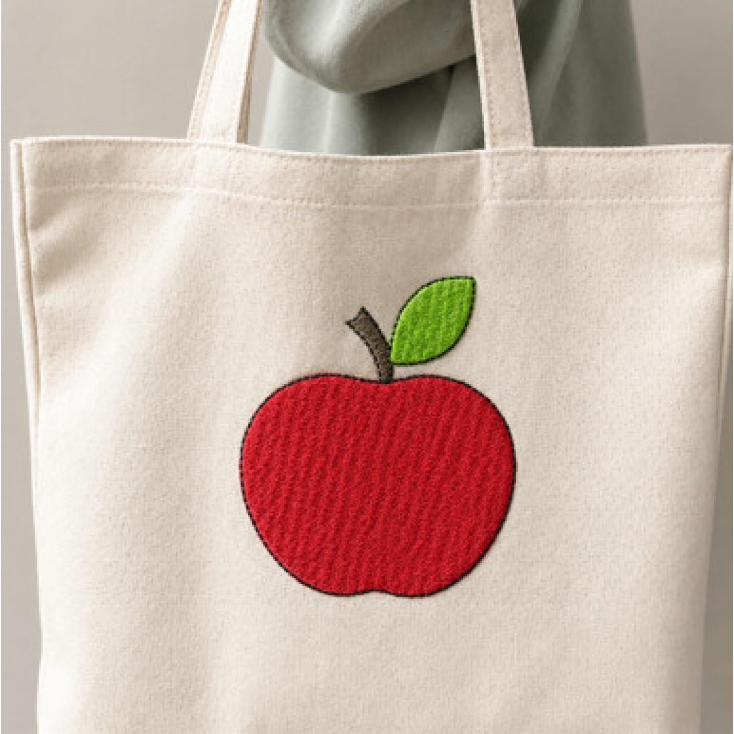 Cute Apple Embroidery Design 4x4