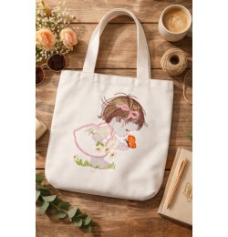 Cute Girl Embroidery Design Free 4x4