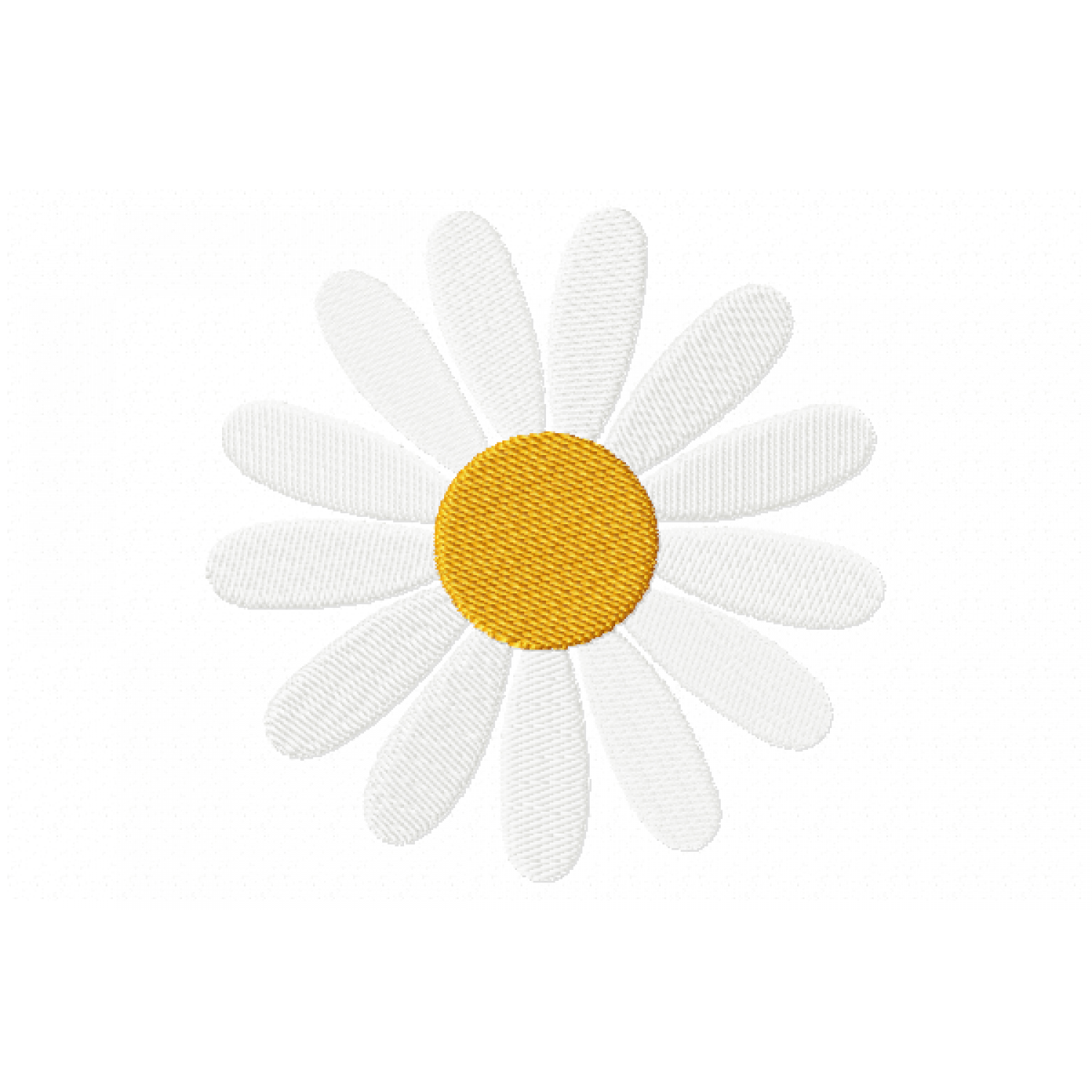 Daisy Flower Embroidery Design