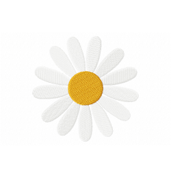 Daisy Flower Embroidery Design
