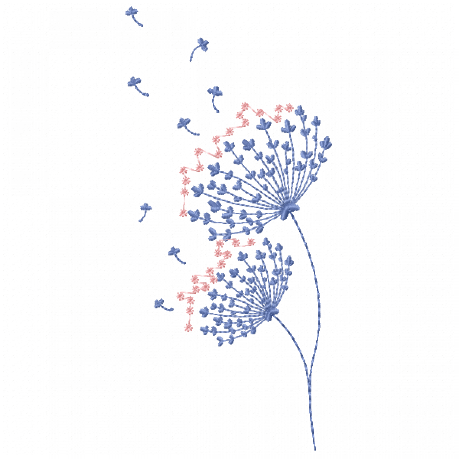 Dandelion Embroidery Design