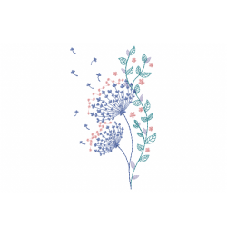 Dandelion Embroidery Design
