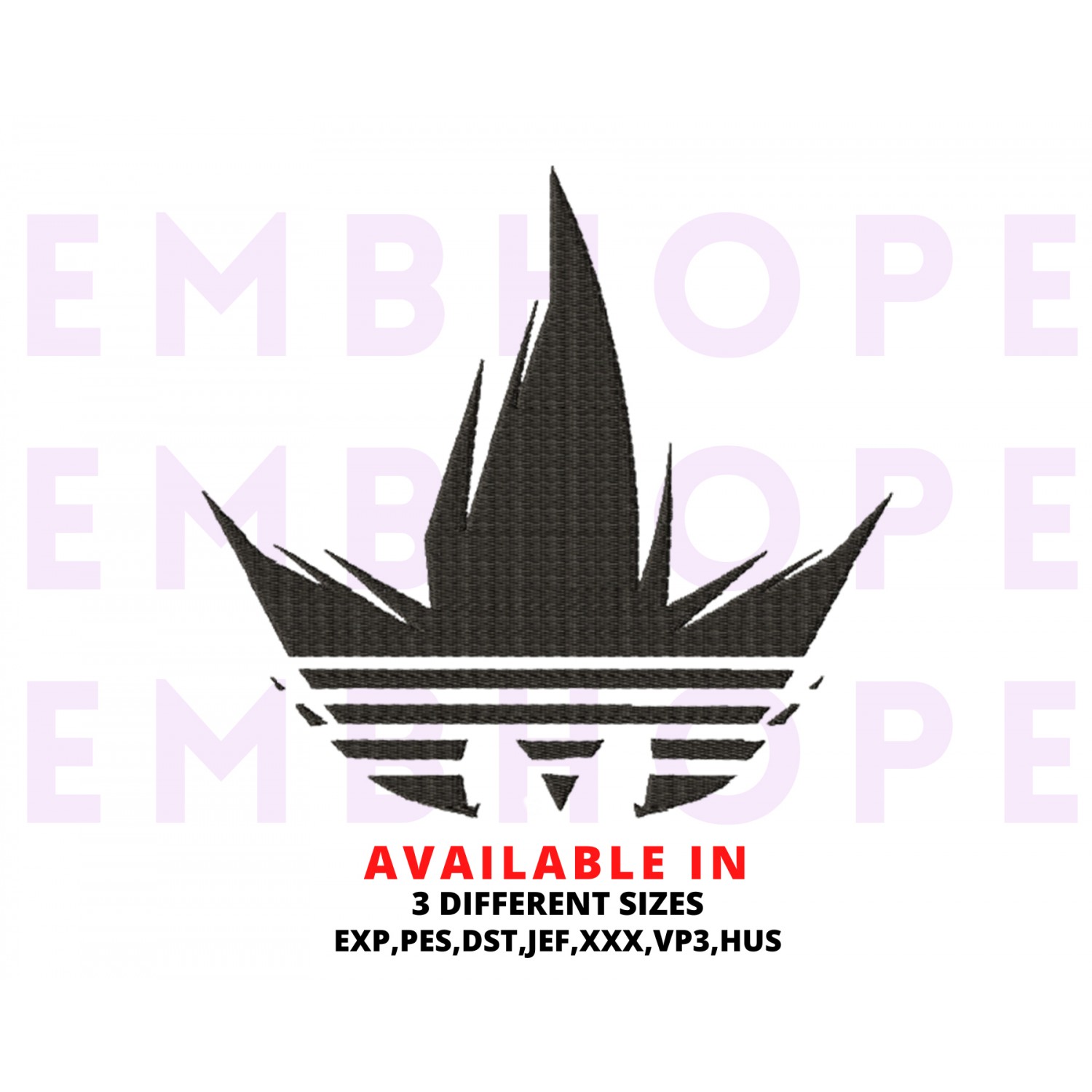 Anime Style Ball Embroidery Design