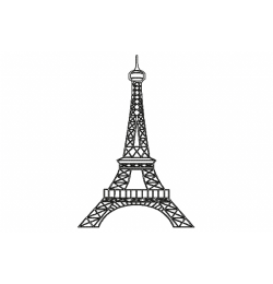 France Eiffel Tower Embroidery Design France Eiffel Tower Embroidery Design