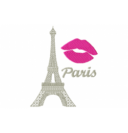 Paris Eiffel Tower Embroidery Design Paris Eiffel Tower Embroidery Design