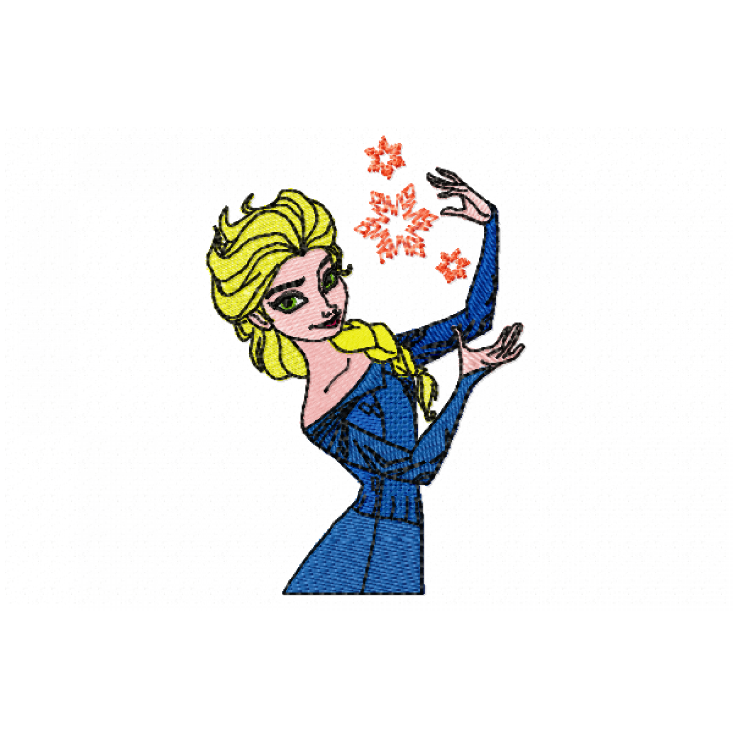 Snow Queen Embroidery Design