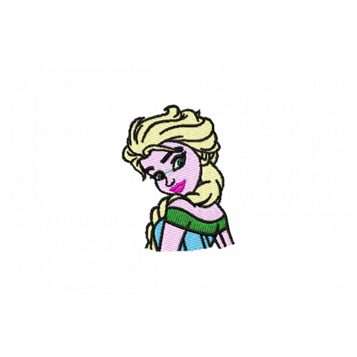 Ice Princess Embroidery Design