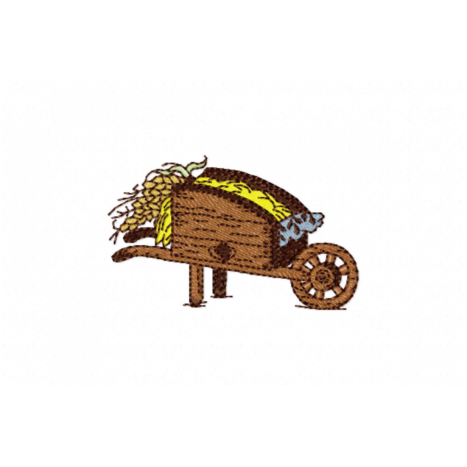 Farmers Cart Embroidery Design