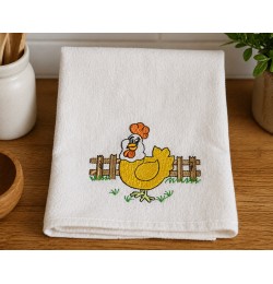 Farmhouse Chicken Embroidery Design