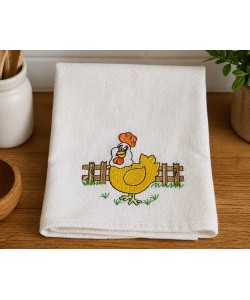 Farmhouse Chicken Embroidery Design
