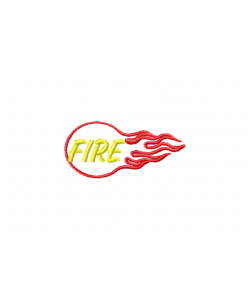 Fire Free Embroidery Design