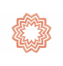 Flor zigzag Embroidery Design