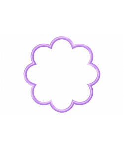 Flower in the hoop Embroidery Design