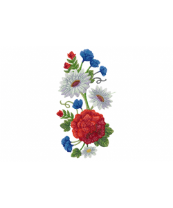 Flowers branch free Embroidery Design