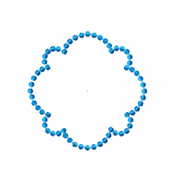 Dotted Frame Embroidery Design