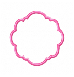 Frame Applique Embroidery Design