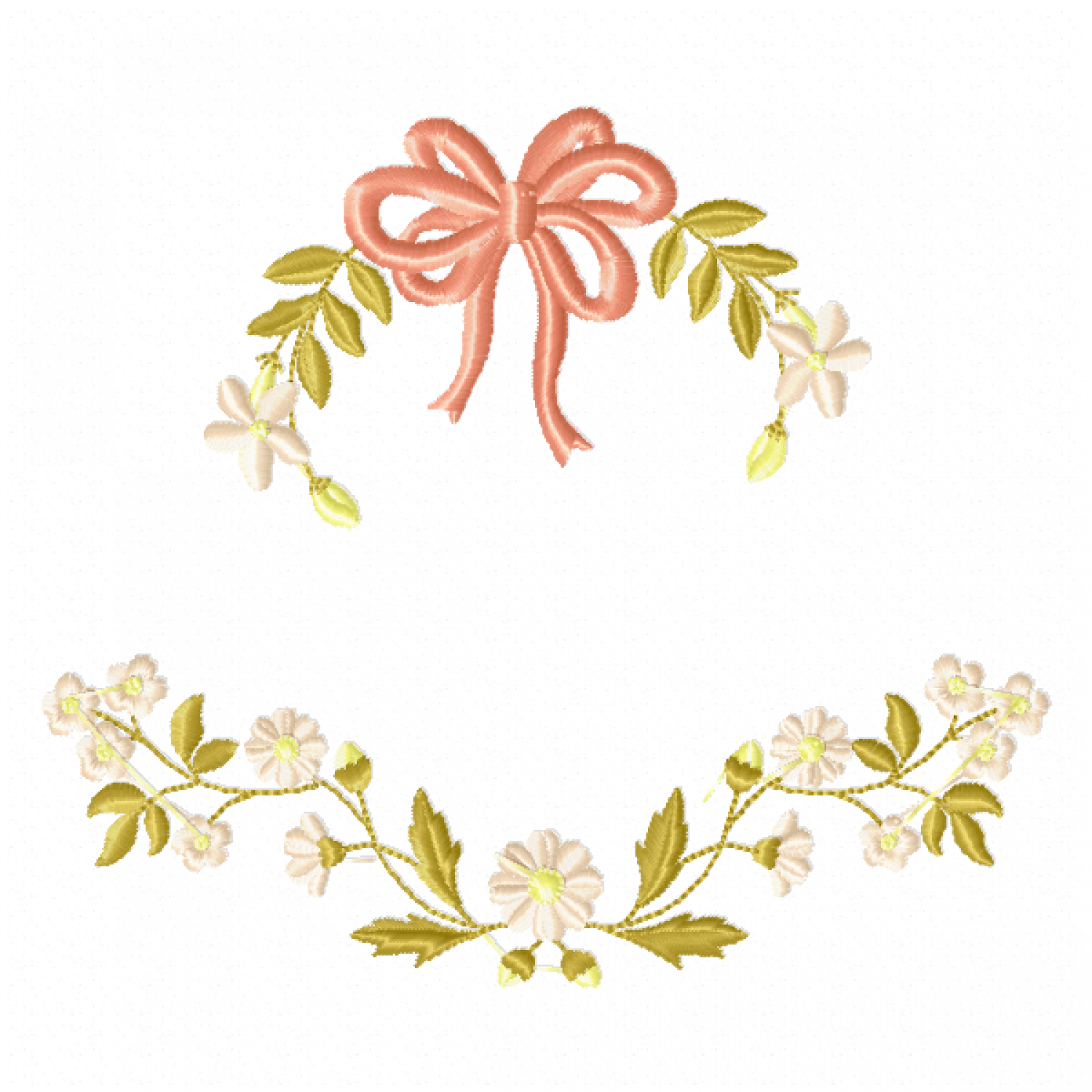 Frame Roses Embroidery Design Free 5x7