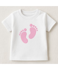 Free Baby Feet Embroidery Design – 4x4 hoop