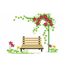 Garden Embroidery Design