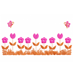 Garden Embroidery Design