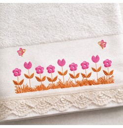 Garden Embroidery Design 5x7